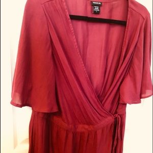 Torrid Burgundy/maroon Top Sz 2